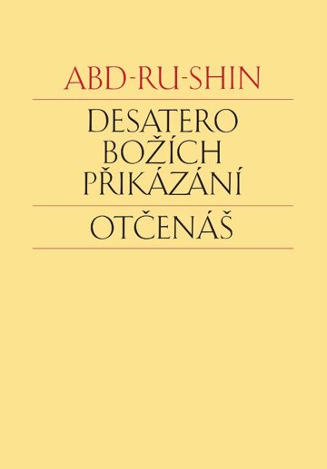 Obálka knihy Desatero Božích přikázání