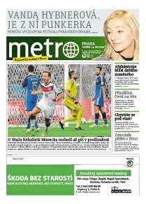 Obálka e-magazínu deník METRO 14.7.2014