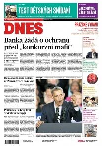 Obálka e-magazínu MF Dnes 4.11.2014