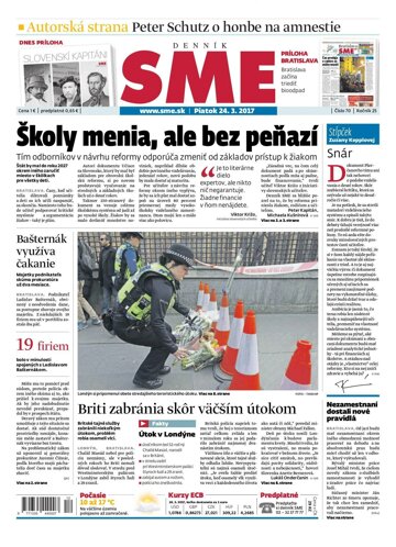 Obálka e-magazínu SME 24.3.2017