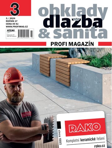Obálka e-magazínu Obklady, dlažba & sanita 3/2024