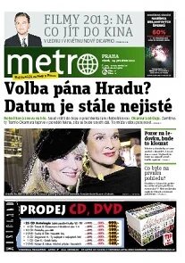 Obálka e-magazínu deník METRO 14.12.2012