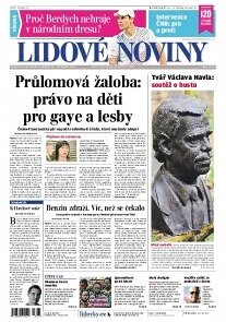 Obálka e-magazínu Lidové noviny 23.11.2013