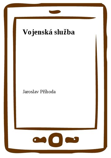 Obálka knihy Vojenská služba