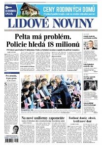 Obálka e-magazínu Lidové noviny 4.9.2014