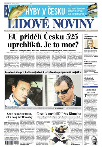 Obálka e-magazínu Lidové noviny 14.5.2015