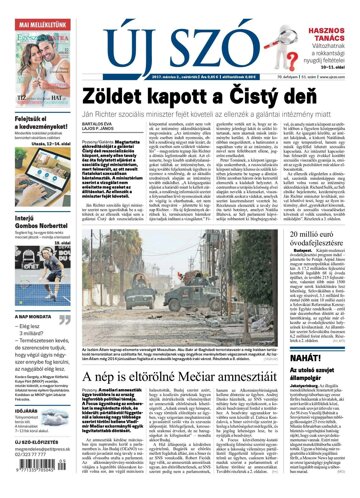 Obálka e-magazínu Új Szó 2.3.2017