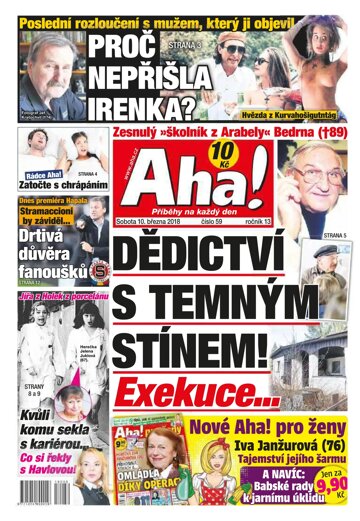 Obálka e-magazínu AHA! 10.3.2018