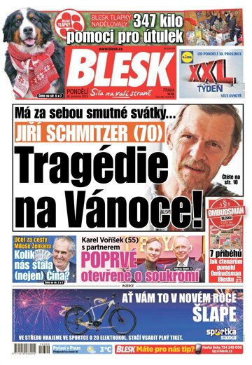 Obálka e-magazínu Blesk 30.12.2019