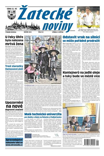 Obálka e-magazínu Žatecké noviny 18/2021