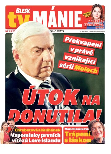 Obálka e-magazínu Blesk Tv manie 14.9.2024