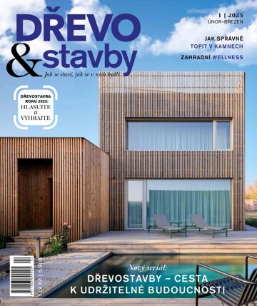 Obálka e-magazínu DŘEVO&stavby 1/2025