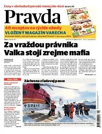 Obálka e-magazínu Pravda 3. 1. 2014