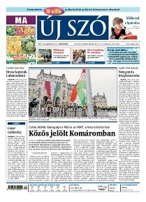 Obálka e-magazínu Új Szó 21.8.2014