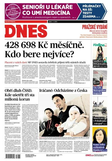 Obálka e-magazínu MF Dnes 1.4.2016