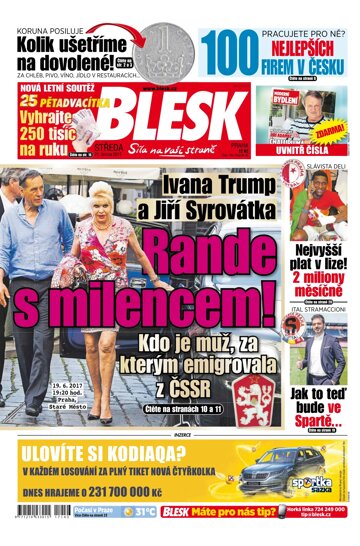 Obálka e-magazínu Blesk 21.6.2017