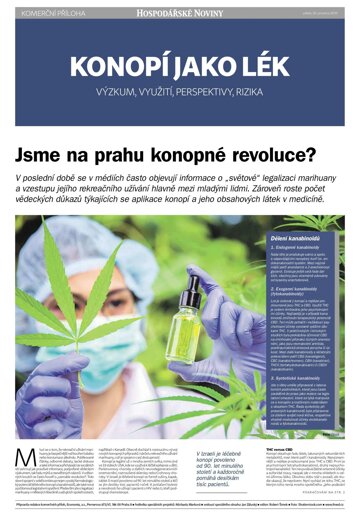 Obálka e-magazínu Hospodářské noviny - příloha 247 - 20.12.2019 Konopí jako lék