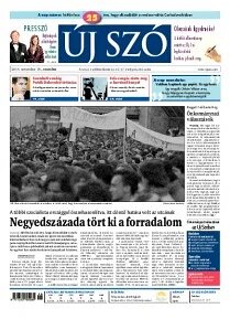 Obálka e-magazínu Új Szó 15.11.2014