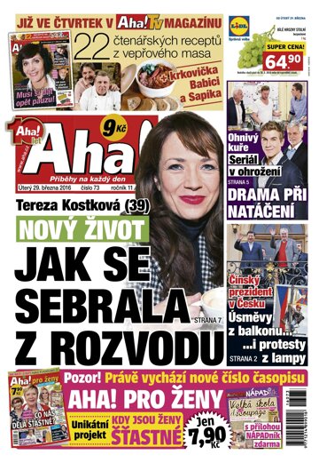 Obálka e-magazínu AHA! 29.3.2016