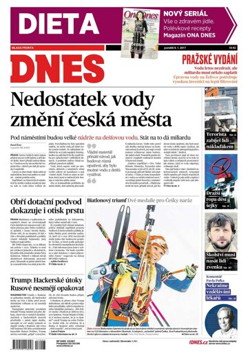 Obálka e-magazínu MF Dnes 9.1.2017