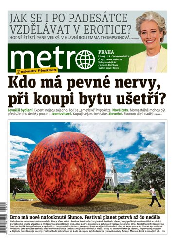 Obálka e-magazínu deník METRO 12.7.2022