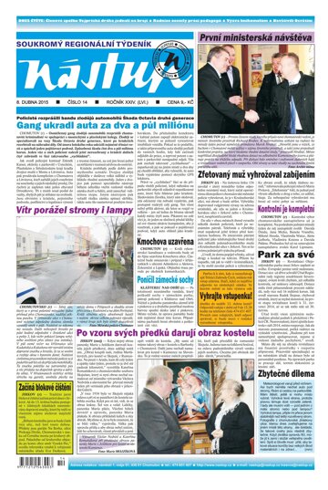 Obálka e-magazínu Nástup 14/2015