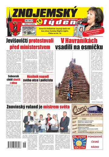 Obálka e-magazínu Znojemský týden 18/2017