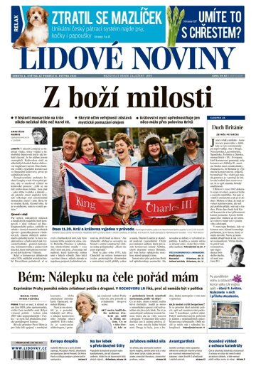 Obálka e-magazínu Lidové noviny 6.5.2023