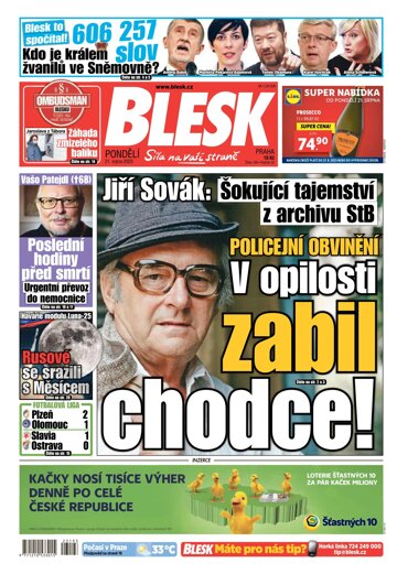 Obálka e-magazínu Blesk 21.8.2023