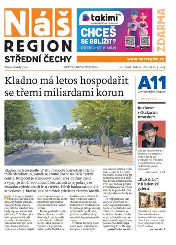 Obálka e-magazínu Náš Region - Střední Čechy 12/2025