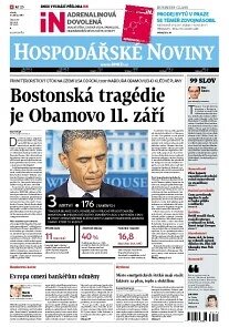 Obálka e-magazínu Hospodářské noviny 075 - 17.4.2013