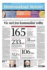 Obálka e-magazínu Hospodářské noviny 199 - 10.10.2014