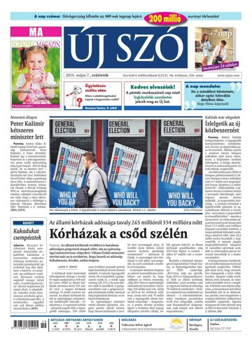 Obálka e-magazínu Új Szó 7.5.2015