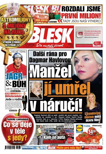 Obálka e-magazínu Blesk 12.11.2015