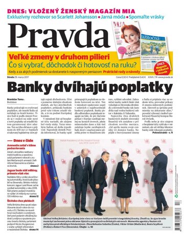 Obálka e-magazínu Pravda 29.3.2017