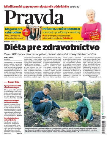 Obálka e-magazínu Pravda 19. 10. 2017