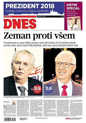 Obálka e-magazínu MF Dnes 15.1.2018