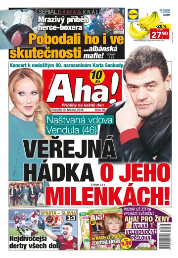 Obálka e-magazínu AHA! 19.3.2018