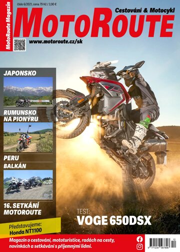 Obálka e-magazínu MotoRoute Magazín 6/2021