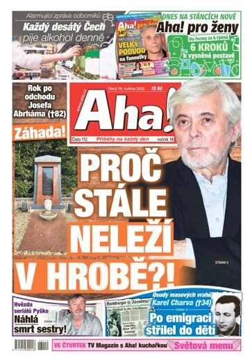 Obálka e-magazínu AHA! 16.5.2023