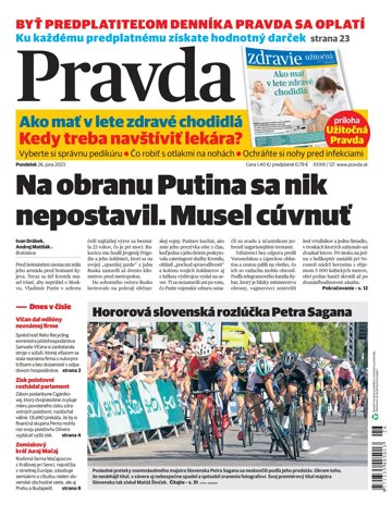 Obálka e-magazínu Pravda 26. 6. 2023