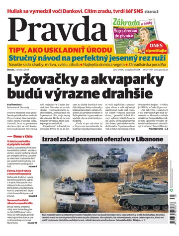 Obálka e-magazínu Pravda 02. 10. 2024