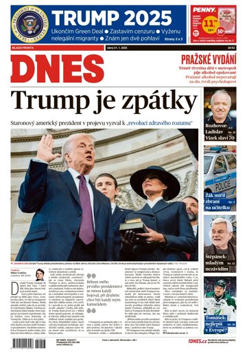 Obálka e-magazínu MF Dnes 21.1.2025