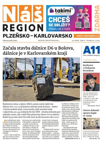 Obálka e-magazínu Náš Region - Karlovarsko 12/2025