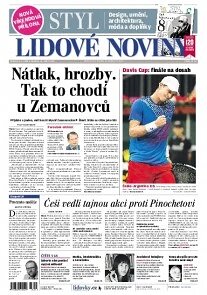 Obálka e-magazínu Lidové noviny 14.9.2013