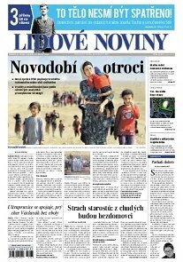 Obálka e-magazínu Lidové noviny 4.10.2014