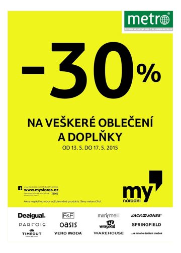 Obálka e-magazínu deník METRO 14.5.2015