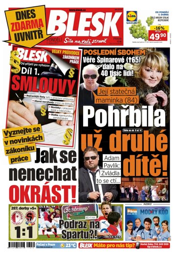 Obálka e-magazínu Blesk 3.4.2017