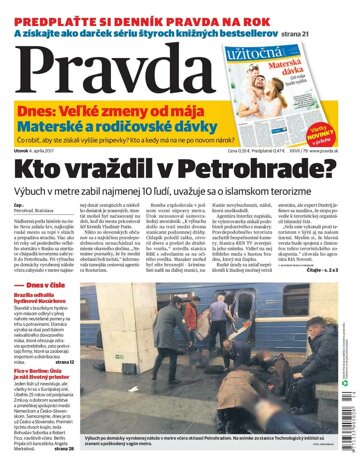 Obálka e-magazínu Pravda 4.4.2017