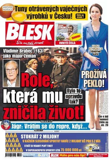 Obálka e-magazínu Blesk 6.9.2017